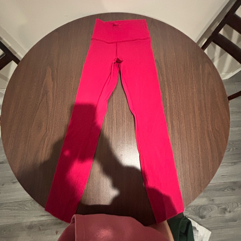lululemon athletica Bright Pink Athletic Leggings